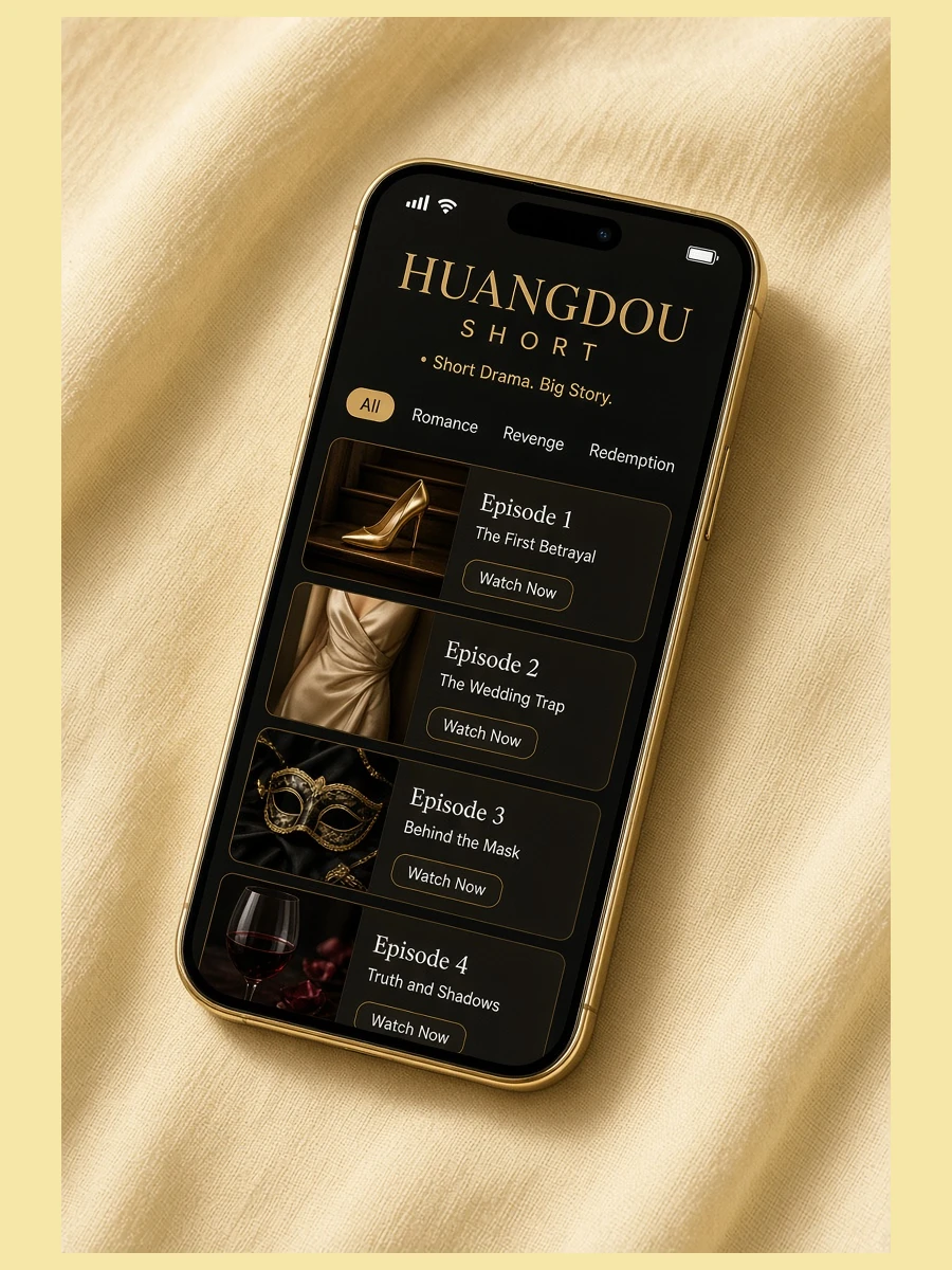 黄豆短剧APP界面